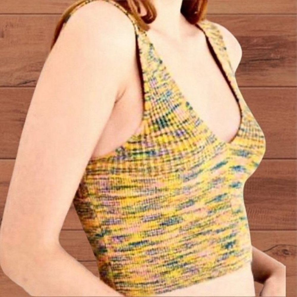 Urban Outfitters psychedelic knit top- Size S - Picture 3 of 6